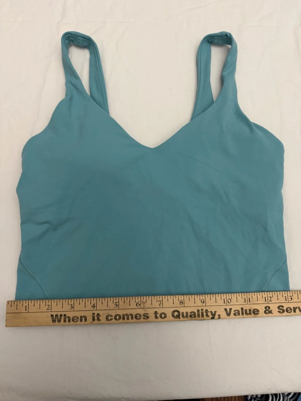 lululemon athletica Teal Seamless Support Sports Bra